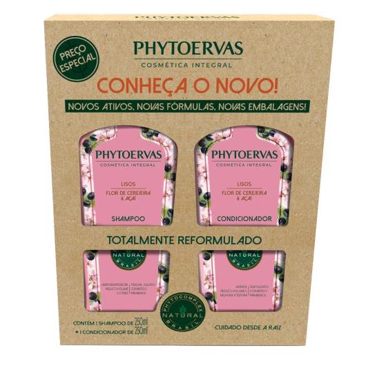 Shampoo + Condicionador Phytoervas Lisos 500ml - Imagem em destaque