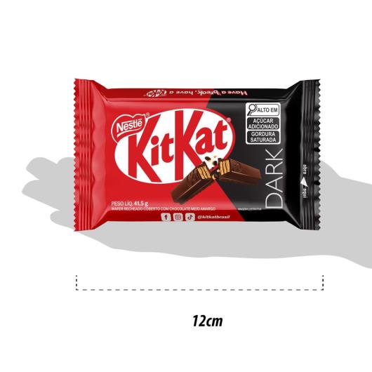 Chocolate KITKAT 4 Fingers Dark 41,5g - Imagem em destaque