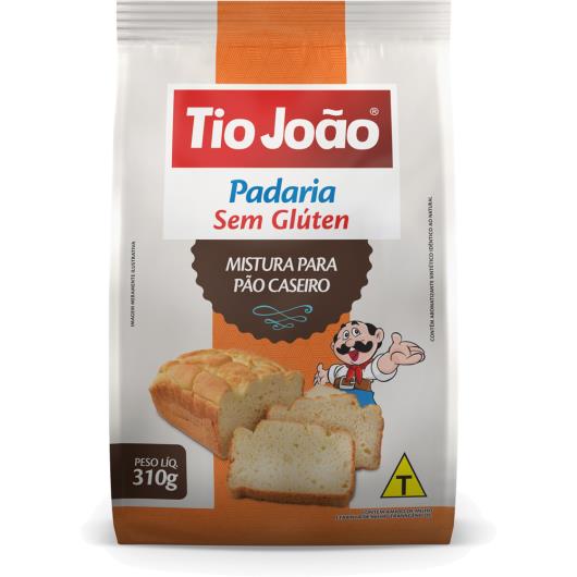 Mistura para Pão Caseiro Tio João sem glúten e sem lactose 310g - Imagem em destaque