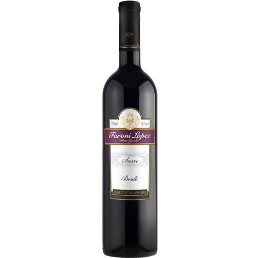 Vinho Suave Faroni Lopez Bordô 750 ml - Imagem em destaque