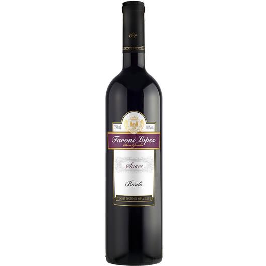 Vinho Faroni Lopez Bordô Suave 750 ml - Imagem em destaque