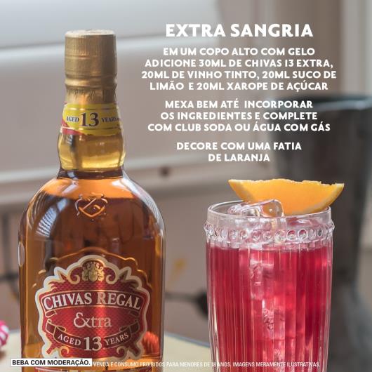 Whisky Escocês Blended Extra 13 Anos Chivas Regal Garrafa 750ml - Imagem em destaque