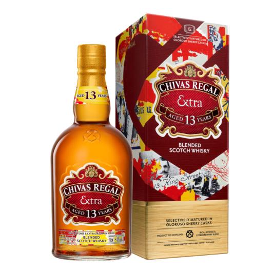 Whisky Escocês Blended Extra 13 Anos Chivas Regal Garrafa 750ml - Imagem em destaque