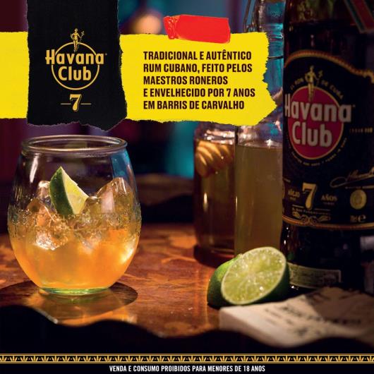 Havana Club Rum 7 anos Cubano 750ml - Imagem em destaque