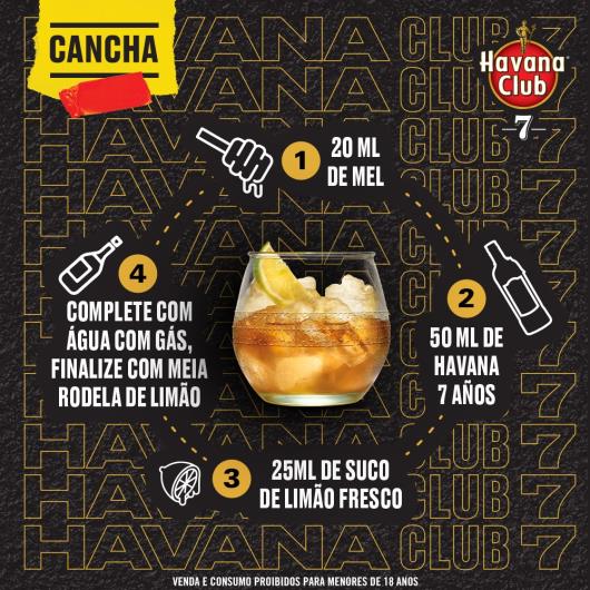 Havana Club Rum 7 anos Cubano 750ml - Imagem em destaque