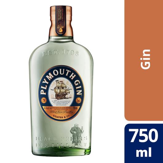 Plymouth Gin Original Inglês 750ml - Imagem em destaque