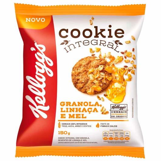 Cookie Integral granola, linhaça e mel Kellogg's Pacote 150g - Imagem em destaque