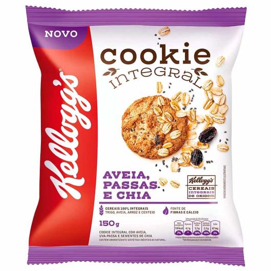 Cookie Integral aveia, passas e mel Kellogg's Pacote 150g - Imagem em destaque