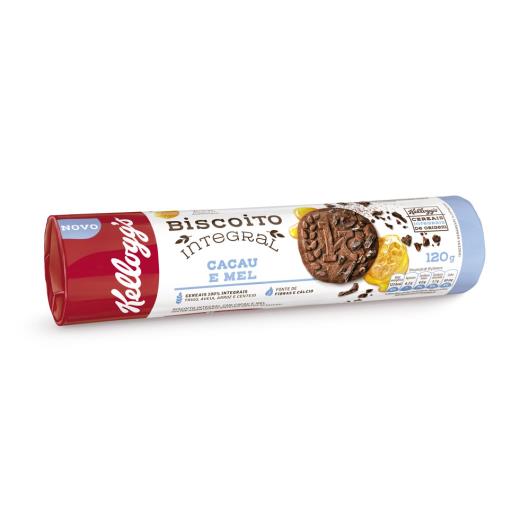 Biscoito Integral cacau e mel Kelloggs Pacote 120g - Imagem em destaque