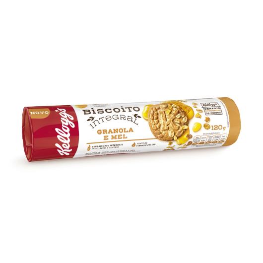 Biscoito Integral granola e mel Kelloggs Pacote 120g - Imagem em destaque