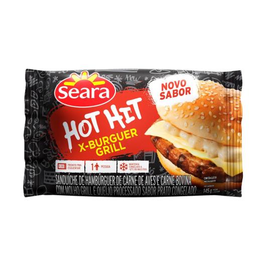 Sanduíche x-burguer grill Hot hit Seara 145g - Imagem em destaque