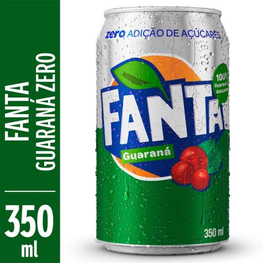 Refrigerante Fanta Sabor Guaraná Zero LATA 350ML - Imagem em destaque