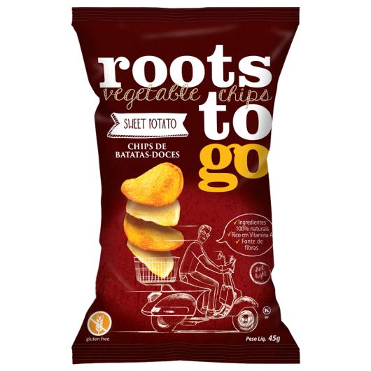 Chips de Batata-Doce Roots To Go Pacote 45g - Imagem em destaque