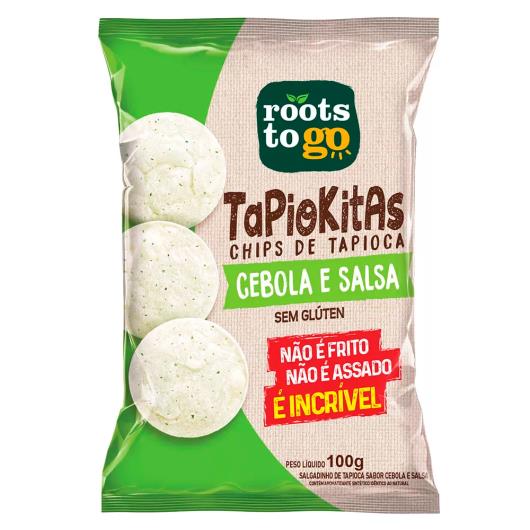 Chips de Tapioca Tapiokitas Roots To go Cebola E Salsa 100g - Imagem em destaque