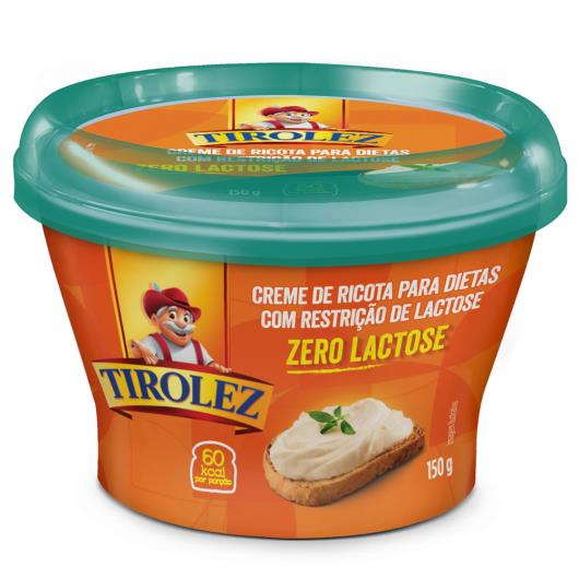 Creme de ricota tirolez zero lactose 150g - Imagem em destaque