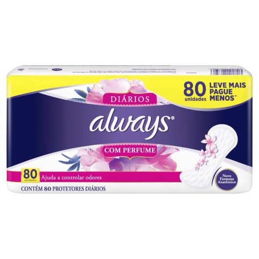 Protetor diário leve mais pague menos com perfume Always 80 unidades - Imagem em destaque