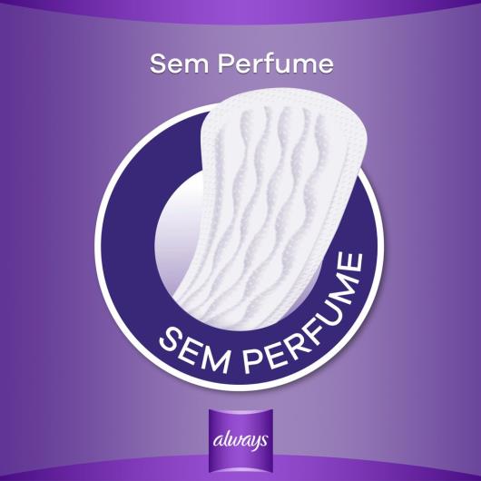 Protetores Diários Always Sem Perfume 40 Unidades - Imagem em destaque
