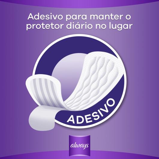 Protetores Diários Always Sem Perfume 40 Unidades - Imagem em destaque