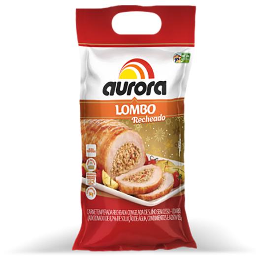 Lombo Suíno temperado Recheado congelado Aurora 1kg - Imagem em destaque