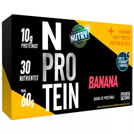 Barra Proteína banana N Nutry 60g - Imagem em destaque