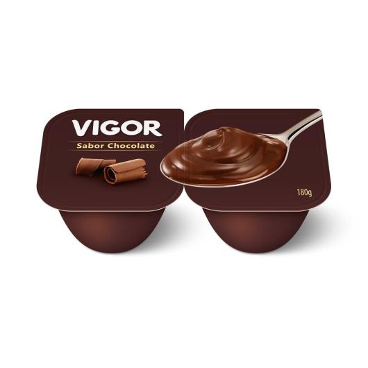 Sobremesa Cremosa Vigor De Chocolate ao Leite 180g - Imagem em destaque