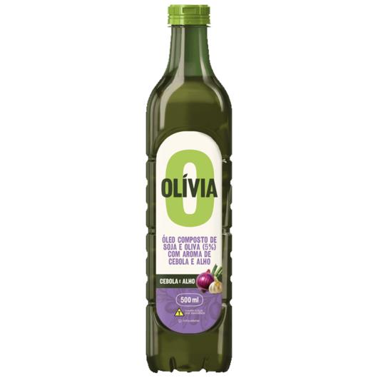 Óleo composto cebola e alho Olivia 500ml - Imagem em destaque