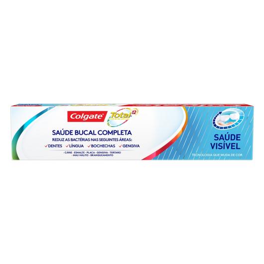 Creme dental total 12 saúde visível Colgate 133g - Imagem em destaque