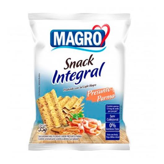 Salgadinho Magro Snack Integral Presunto e Parmesão 35g - Imagem em destaque