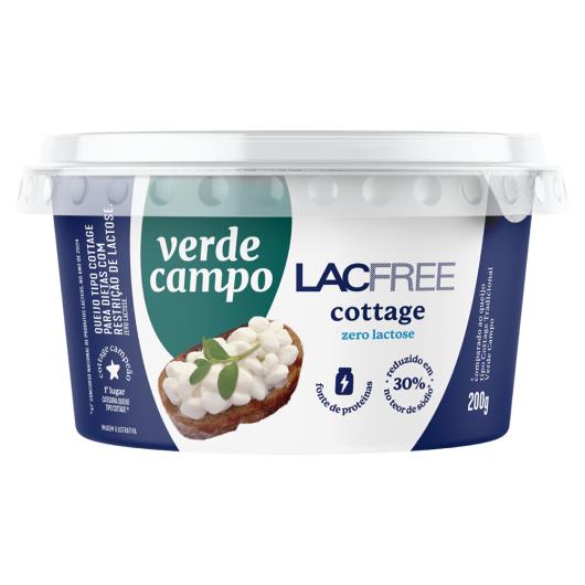 Queijo Cottage Zero Lactose Verde Campo Lacfree Pote 200g - Imagem em destaque