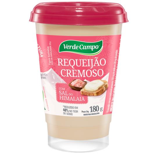 Requeijão cremoso com sal himalaia Verde Campo 180g - Imagem em destaque