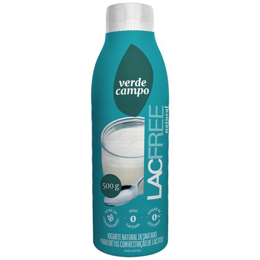 Iogurte natural sem açúcar Lacfree Verde Campo 500g - Imagem em destaque