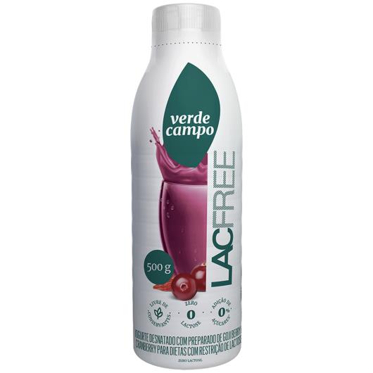 Iogurte goji e cranberry Lacfree Verde Campo 500g - Imagem em destaque