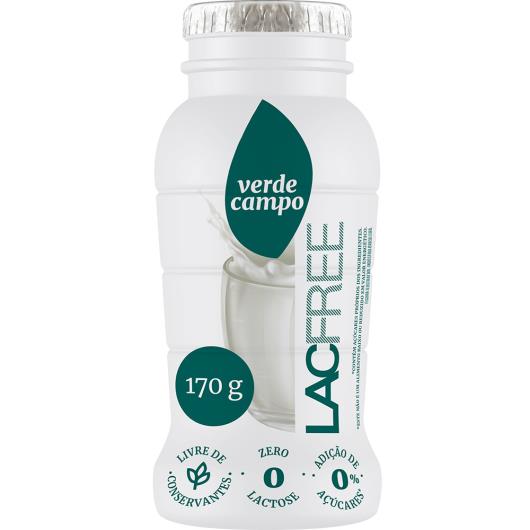 Iogurte Desnatado Tradicional Zero Lactose Verde Campo Lacfree Frasco 170G - Imagem em destaque