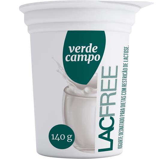 Iogurte Desnatado Tradicional Zero Lactose Verde Campo Lacfree Pote 140G - Imagem em destaque