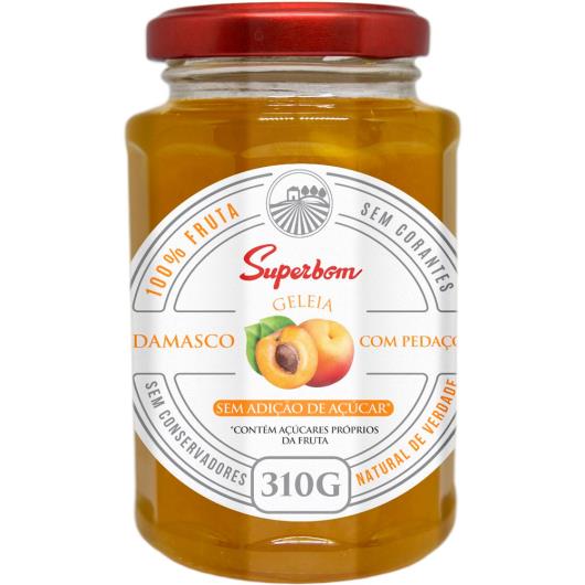 Geleia 100% Fruta Damasco com pedacos Superbom 310g - Imagem em destaque