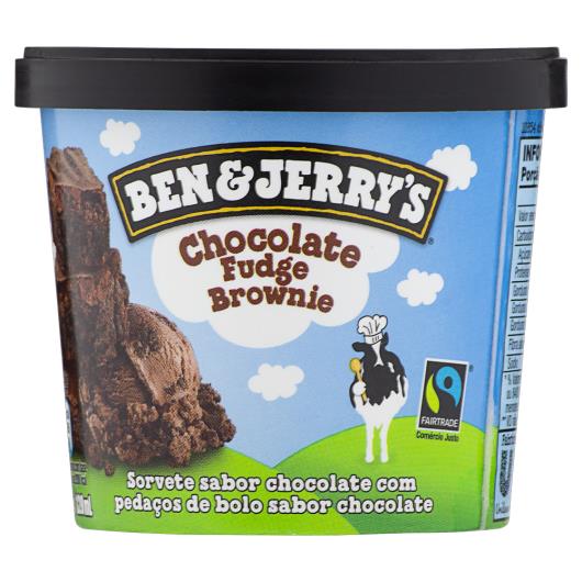 Sorvete Chocolate Fudge Brownie Ben & Jerry's Pote 120ml - Imagem em destaque