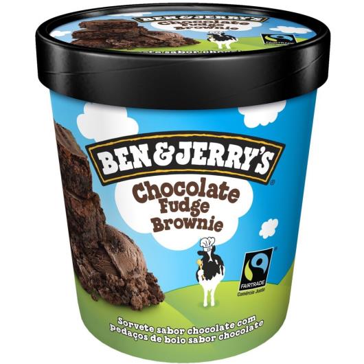 Sorvete de Pote Ben & Jerrys Chocolate Fudge Brownie 458ml - Imagem em destaque