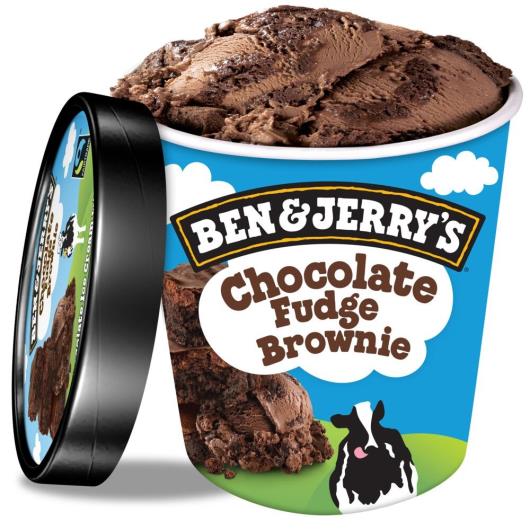 Sorvete de Pote Ben & Jerrys Chocolate Fudge Brownie 458ml - Imagem em destaque