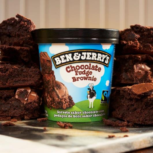 Sorvete de Pote Ben & Jerrys Chocolate Fudge Brownie 458ml - Imagem em destaque