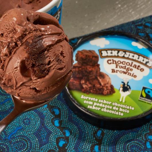 Sorvete de Pote Ben & Jerrys Chocolate Fudge Brownie 458ml - Imagem em destaque