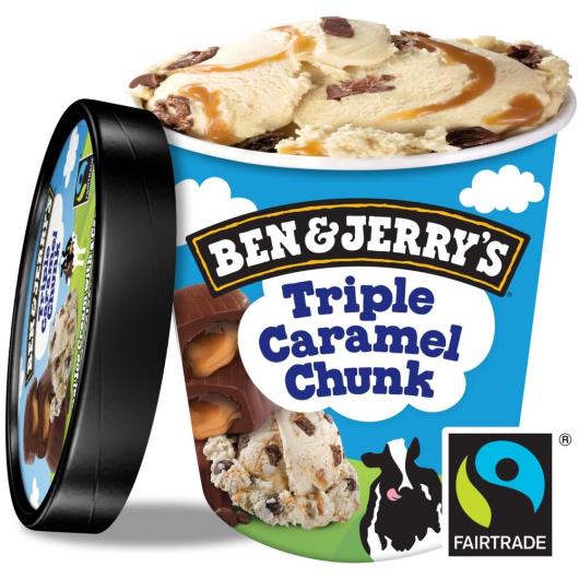 Sorvete de Pote Ben & Jerrys Triple Caramel Chunk 458 ML - Imagem em destaque