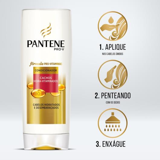Shampoo 400ml + Condicionador 175ml Pantene Cachos Hidra-Vitaminados - Imagem em destaque