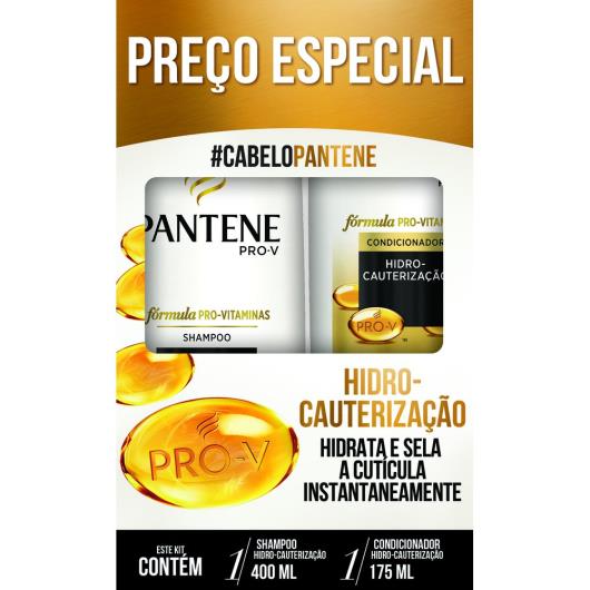 Shampoo 400ml + Condicionador 175ml Pantene Hidro-Cauterização - Imagem em destaque
