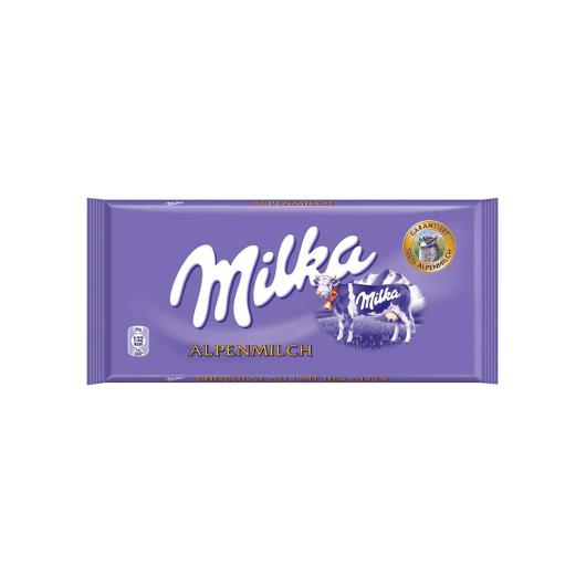 Chocolate alpine milk Milka 100g - Imagem em destaque