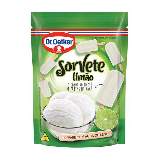 Pó Para Preparo De Sorvete Oetker Limão 150g - Imagem em destaque