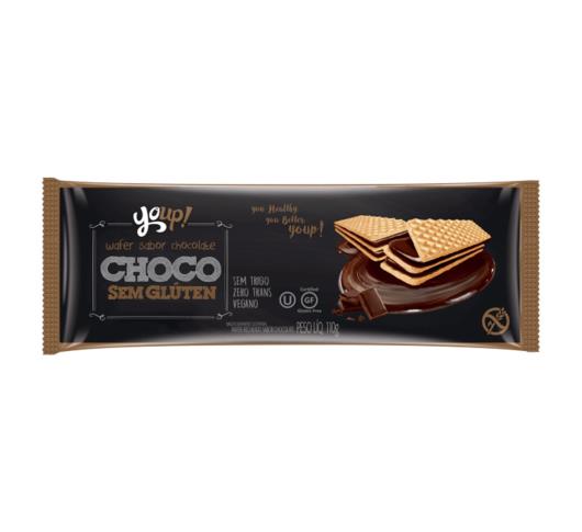 Wafer sem glútem Chocolate Youp 110g - Imagem em destaque