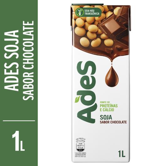 Alimento soja chocolate Ades 1L - Imagem em destaque