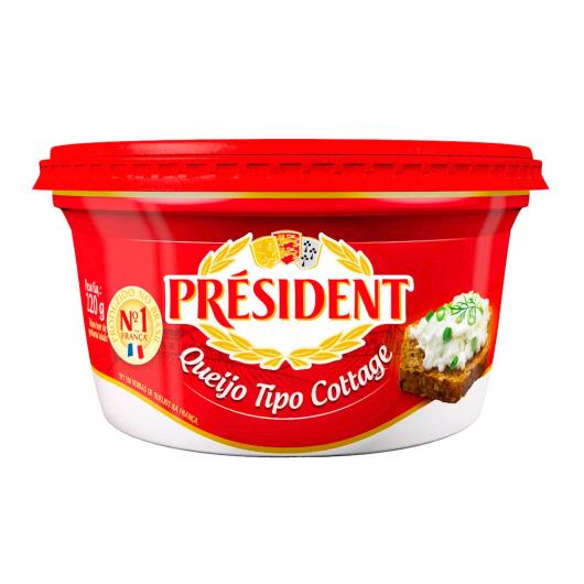 Queijo cottage President 220g - Imagem em destaque