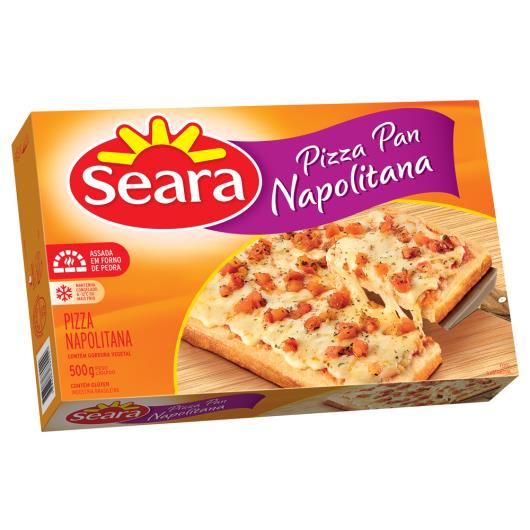 Pizza congelada pan napolitana Seara 500g - Imagem em destaque