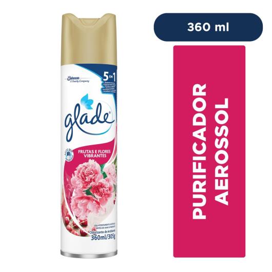 Desodorizador GLADE Aerossol Frutas e Flores Vibrantes 360ml - Imagem em destaque